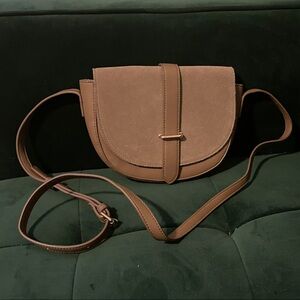 Moda Luxe Brown Crossbody Bag